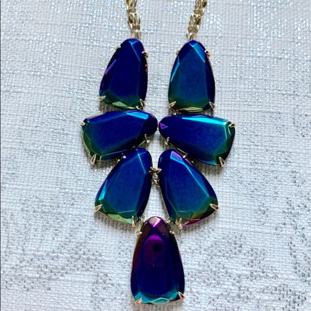 Kendra Scott black iridescent Harlow